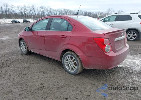 2013 Chevrolet Sonic Lt Auto from USA, damaged, VIN 1G1JC5SH0D4105995